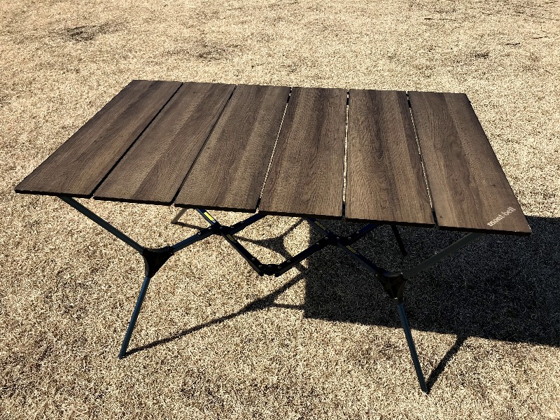 モンベル マルチフォールディングテーブル ワイド ブラウン - テーブル
