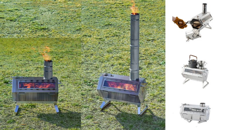 今冬はLOGOSの「六角薪だんろストーブ」で“炎の揺らぎ”を楽しむ
