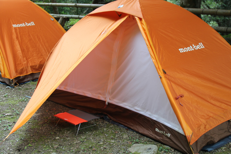 ファッション mont-bell クロノスドーム2 セット オレンジ テント